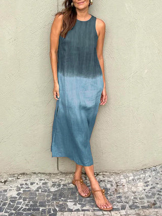Édith | Robe élégante à motif naturel