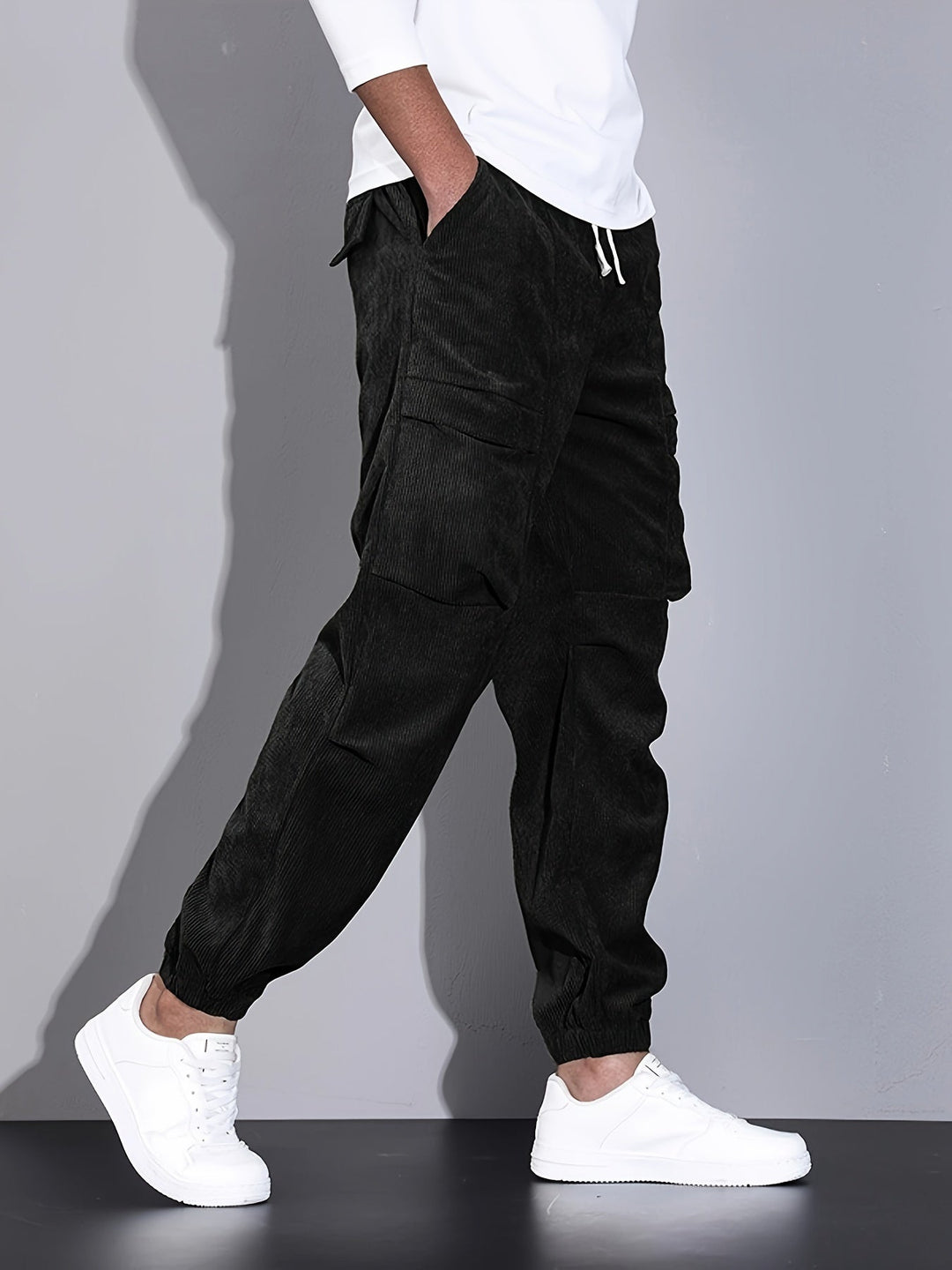 Gaspard | Pantalon cargo en velours côtelé