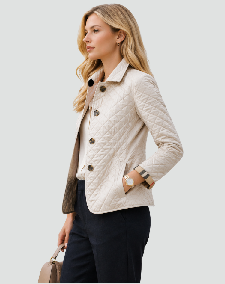 Romane | Veste matelassée boutonnée