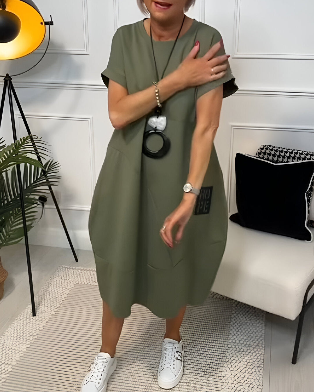 Bénédicte | Robe confortable à capuche