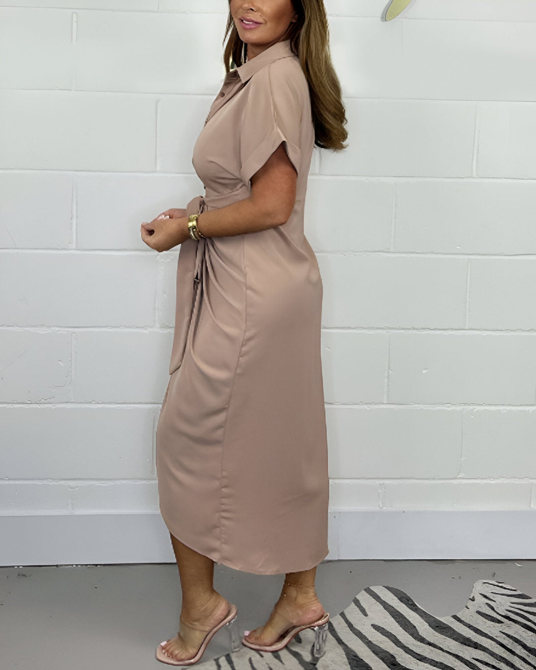 Thaïs | Robe plissée élégante