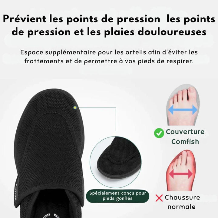 Dominique | Chaussures diabétiques unisexes