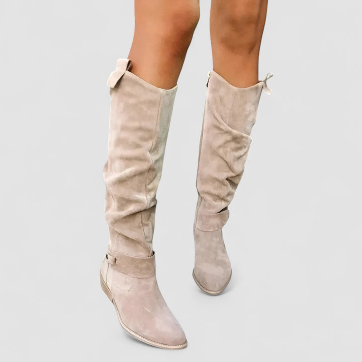 Bérénice | Bottes hautes en daim