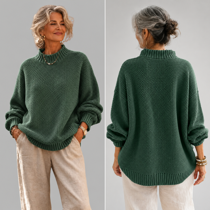 Muriel | Pull ample en maille texturée