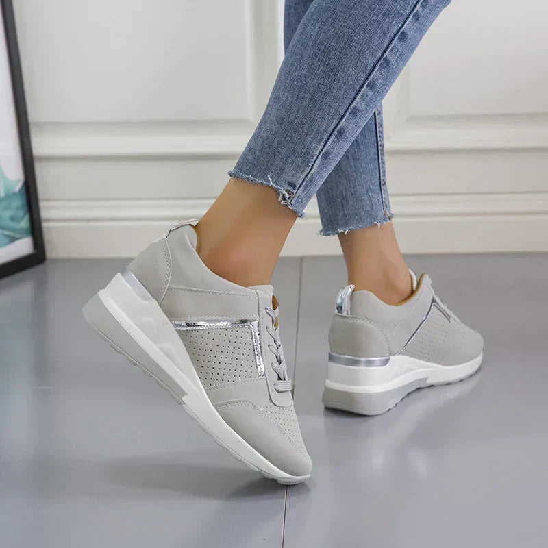 Maïwenn | Baskets confortables à talon compensé