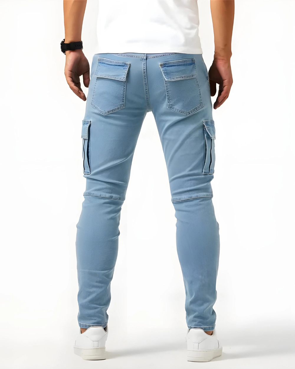 Jean | Pantalon cargo extensible