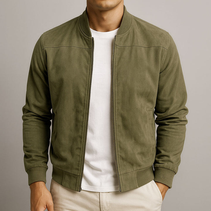 Basile | Veste en daim artisanale