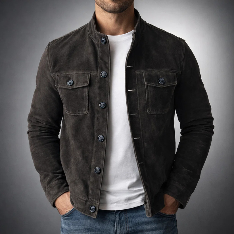 Aurélien | Blouson en daim haut de gamme