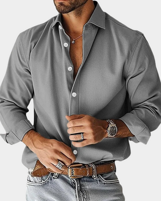 Maxime | Chemise boutonnée étirement coupe slim