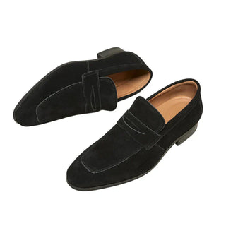 Florent | Mocassins à brides en daim