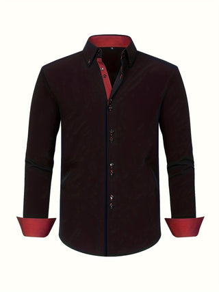 Ambroise | Chemise élégante légère avec détails contrastés