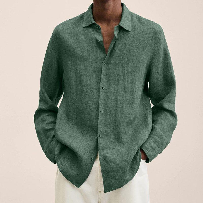 Timothée | Chemise à boutons en lin