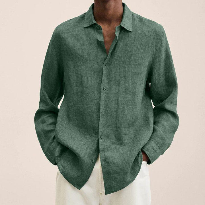 Timothée | Chemise à boutons en lin