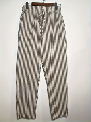 Violaine | Pantalon large à rayures