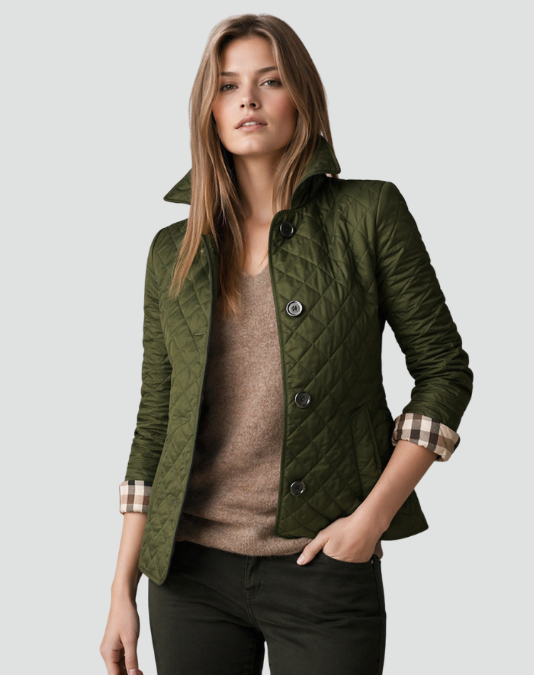 Romane | Veste matelassée boutonnée