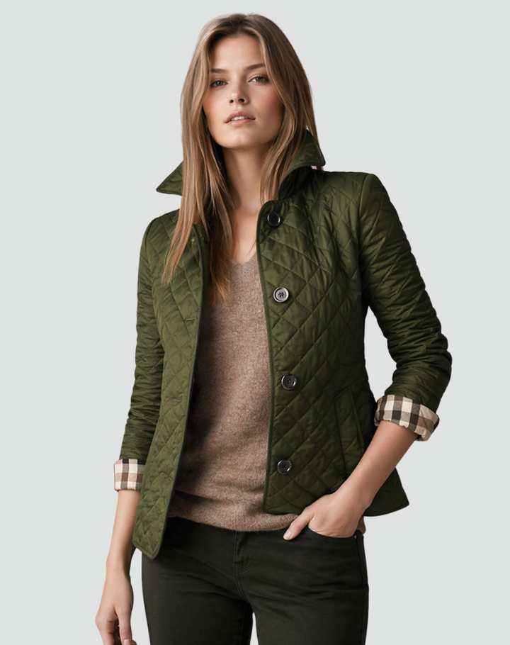 Romane | Veste matelassée boutonnée