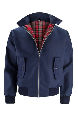 Gaël | Veste Harrington à doublure tartan