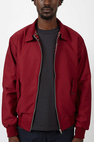 Gaël | Veste Harrington à doublure tartan
