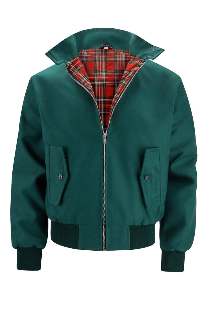 Gaël | Veste Harrington à doublure tartan