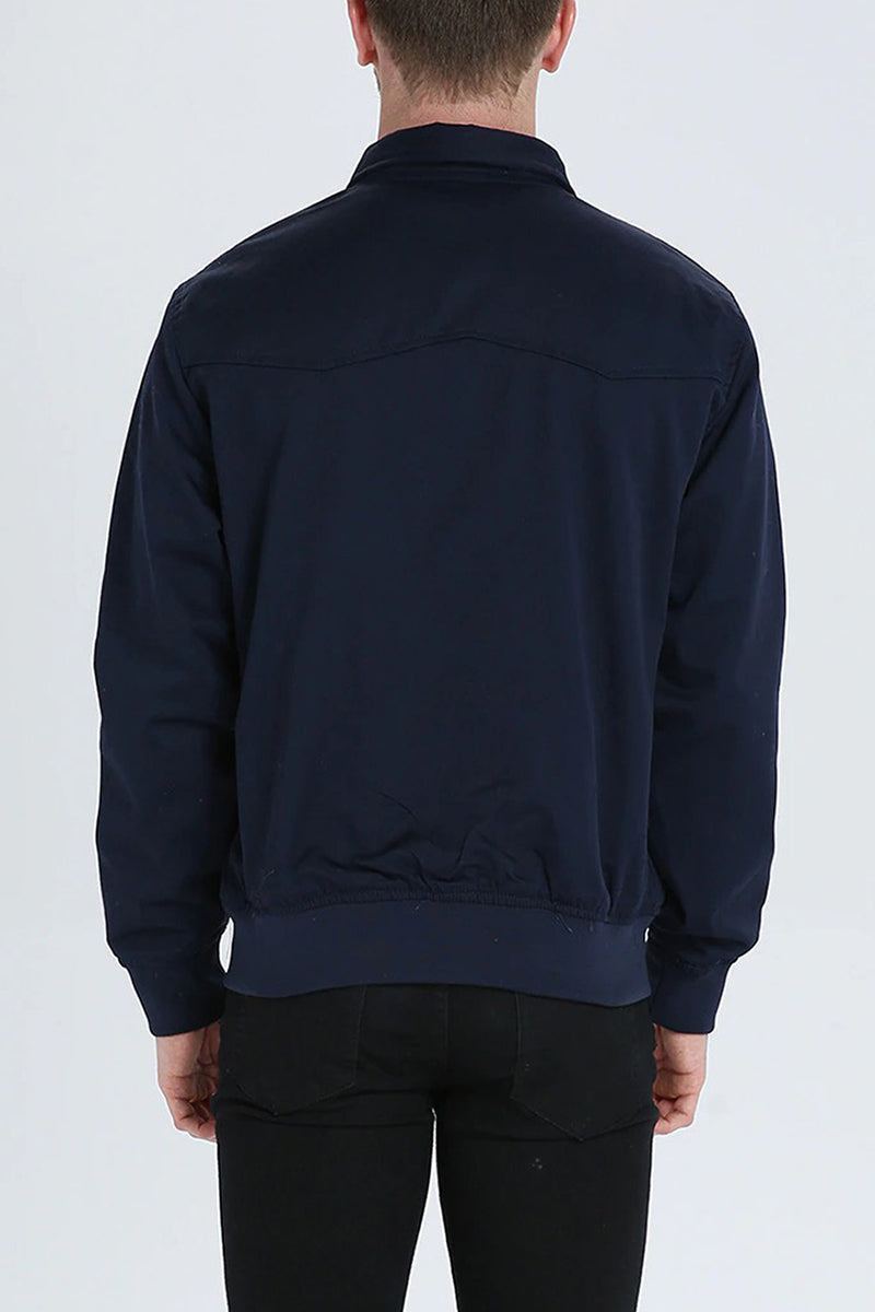 Gaël | Veste Harrington à doublure tartan