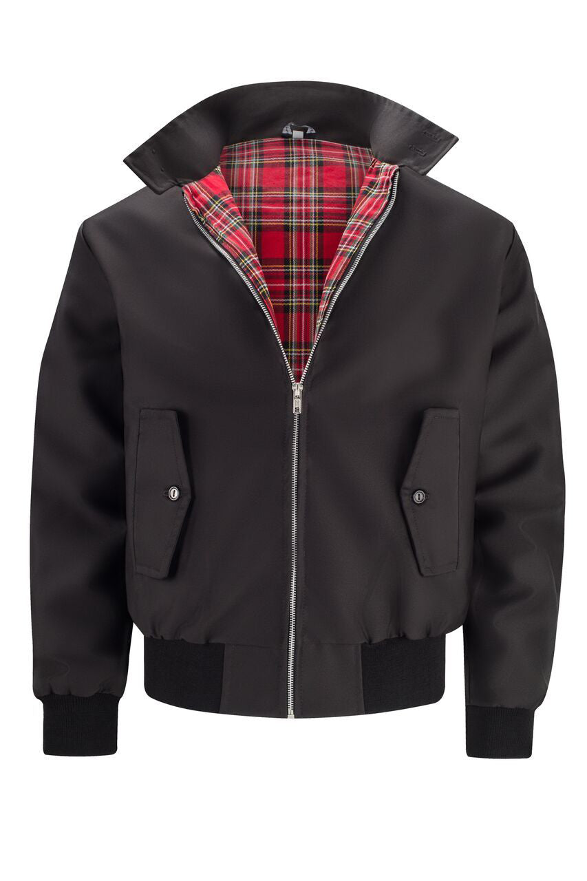 Gaël | Veste Harrington à doublure tartan