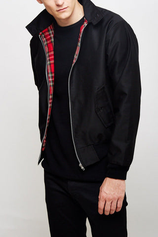 Gaël | Veste Harrington à doublure tartan