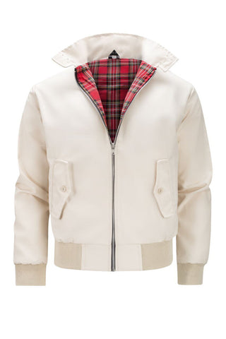 Gaël | Veste Harrington à doublure tartan