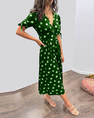 Armelle | Robe élégante à pois