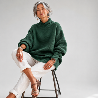 Muriel | Pull ample en maille texturée