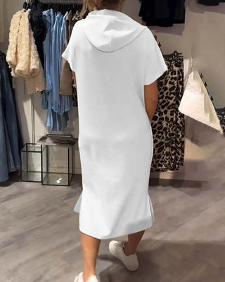 Valentine | Robe sweat à capuche confortable