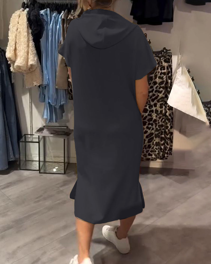 Valentine | Robe sweat à capuche confortable