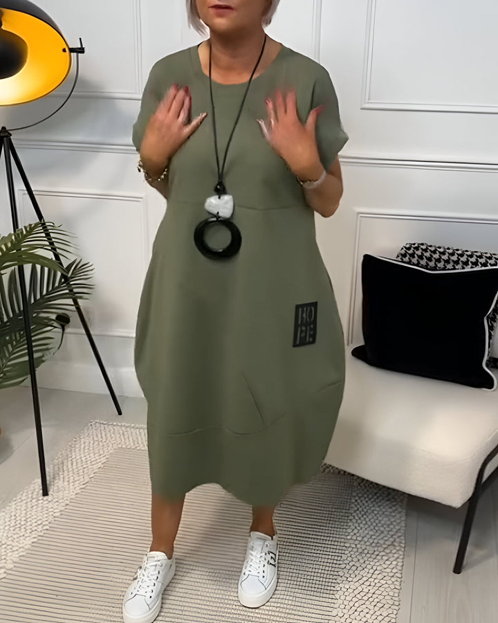 Bénédicte | Robe confortable à capuche