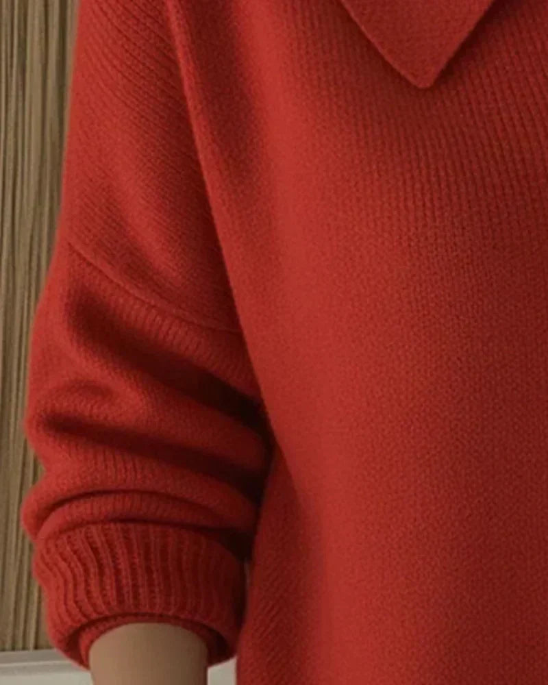 Emma | Veste en maille à col chemise
