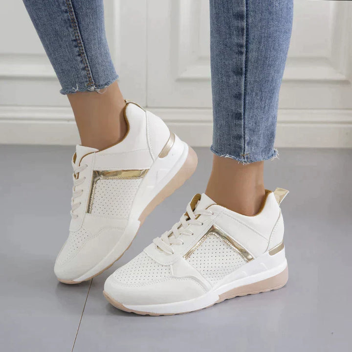 Maïwenn | Baskets confortables à talon compensé