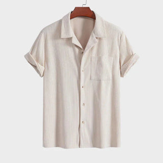 Pierre | Chemise cuba texturée