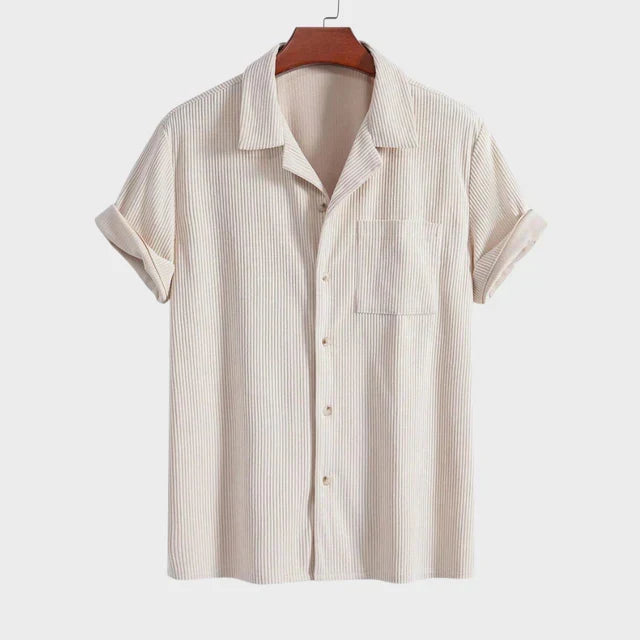 Pierre | Chemise cuba texturée