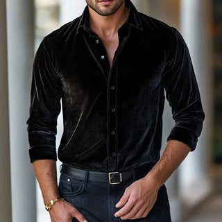 Louis-François | Chemise classique en velours