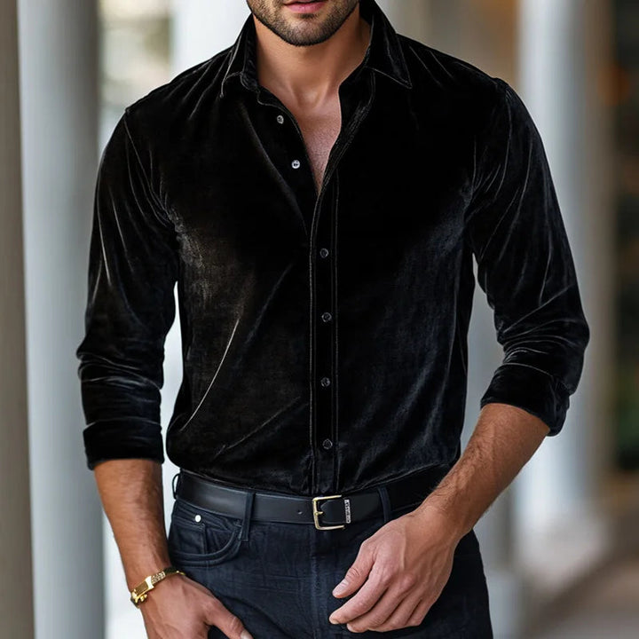 Louis-François | Chemise classique en velours