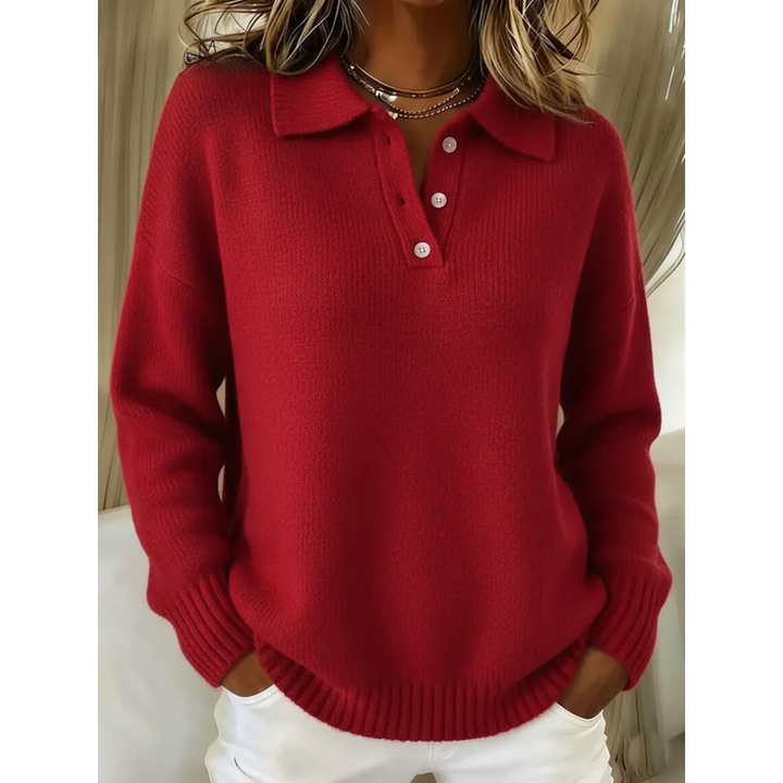 Aurélie | Pull polo doux