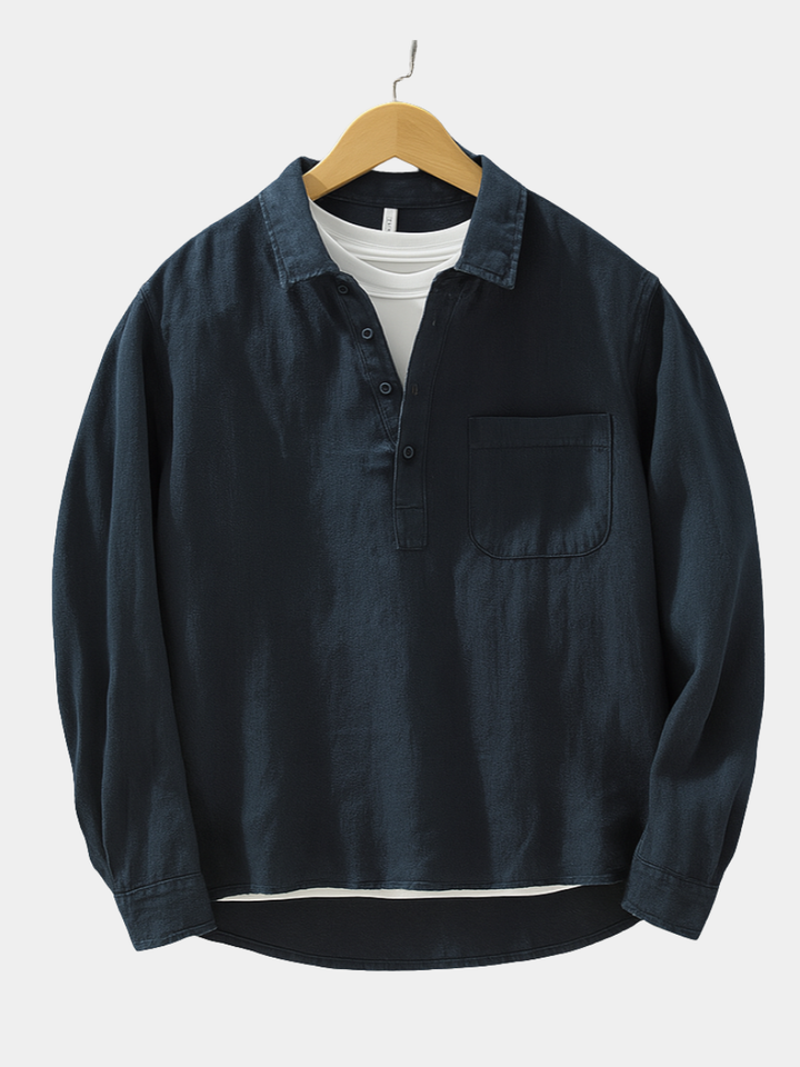Charles | Chemise en coton-lin