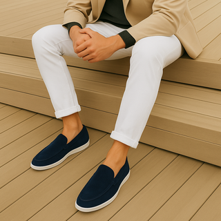 Léandre | Mocassins élégants en daim