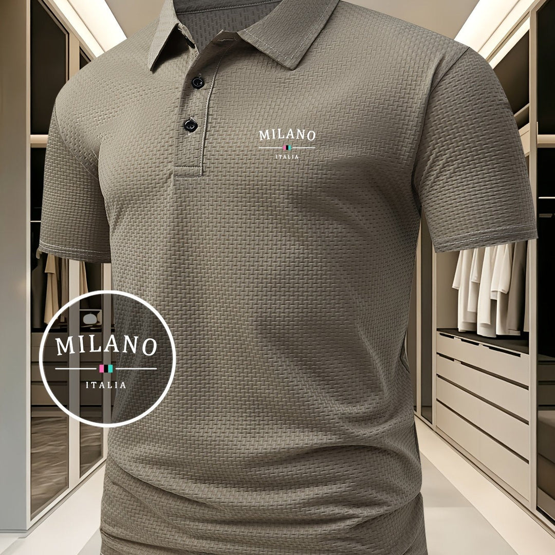 Pierre-Alexandre | Polo en maille géométrique