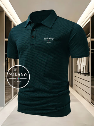 Pierre-Alexandre | Polo en maille géométrique
