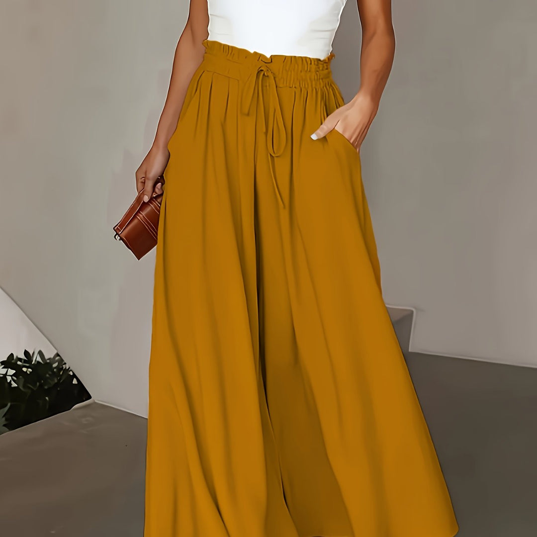 Morgane | Pantalon chic taille haute