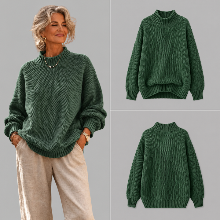 Muriel | Pull ample en maille texturée