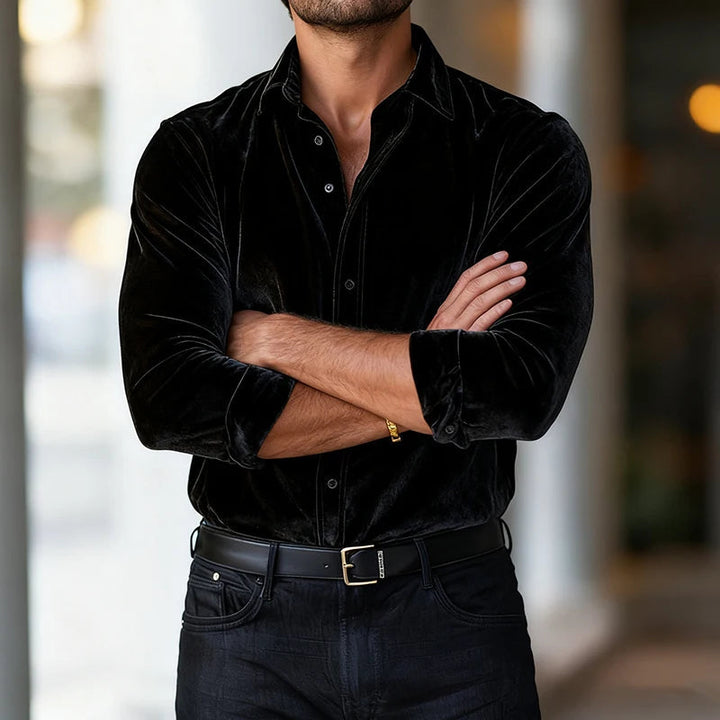 Louis-François | Chemise classique en velours
