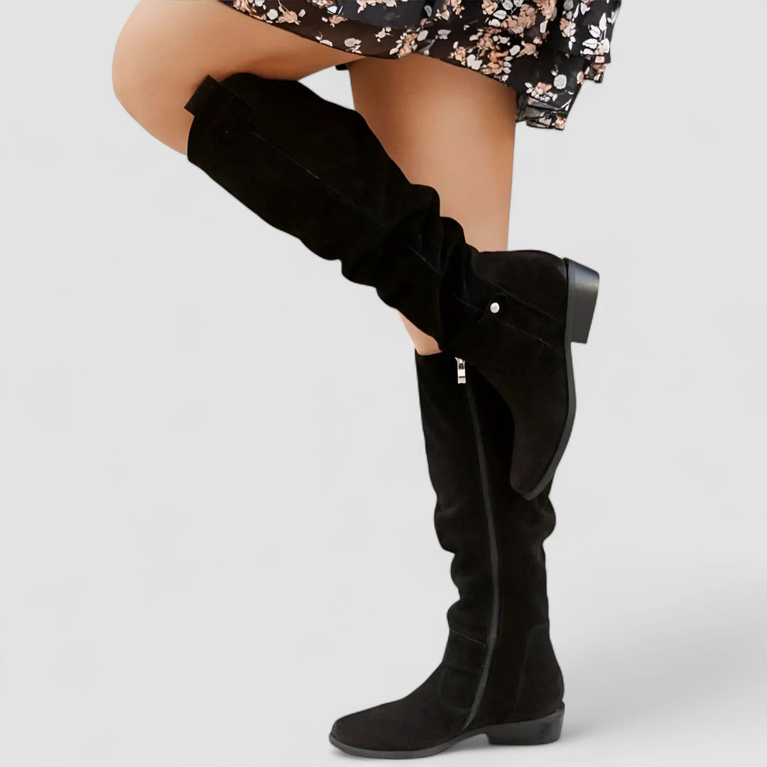 Bérénice | Bottes hautes en daim