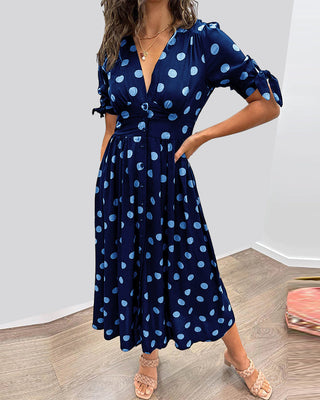 Armelle | Robe élégante à pois