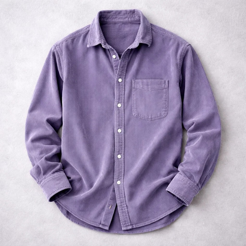 Maxence | Chemise classique en velours côtelé