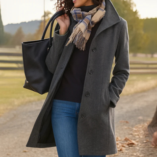 Diane | Manteau droit intemporel
